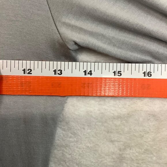 Lulu's Gray Long Sleeve Mini Bodycon Dress Women Small Front Tie Up Stretch - Picture 4 of 6